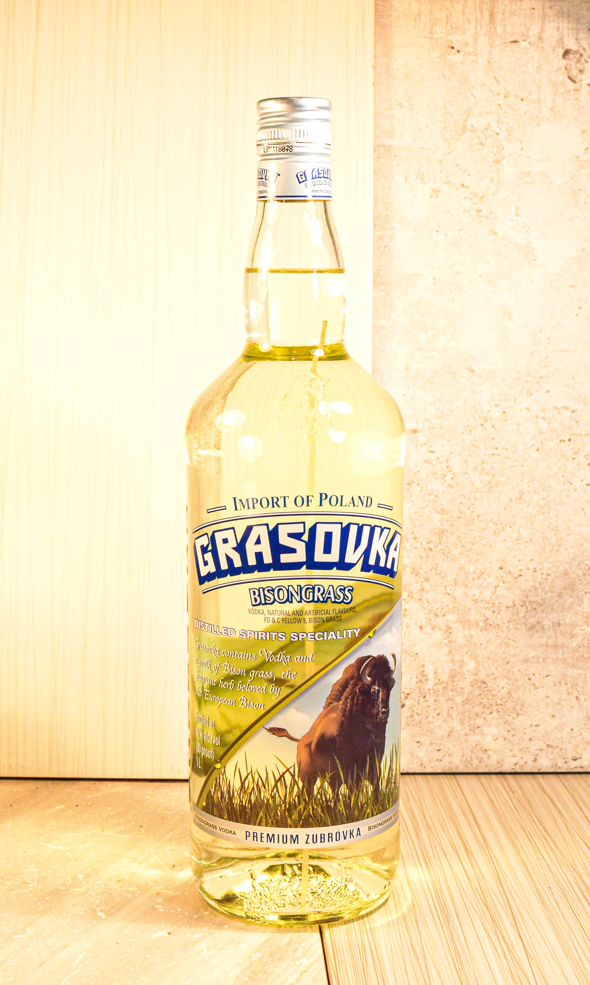 Grasovka Bison Grass Vodka – Caravan Wine Shop | Vodka