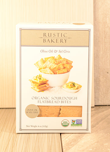 Rustic Bakery, Olive Oil & Sel Gris Flatbread Bites