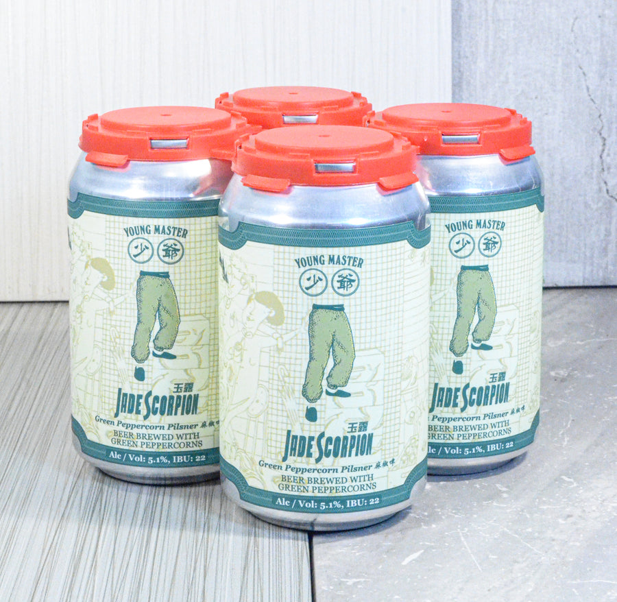 Young Master Ales, Jade Scorpion Pilsner 4 PACK