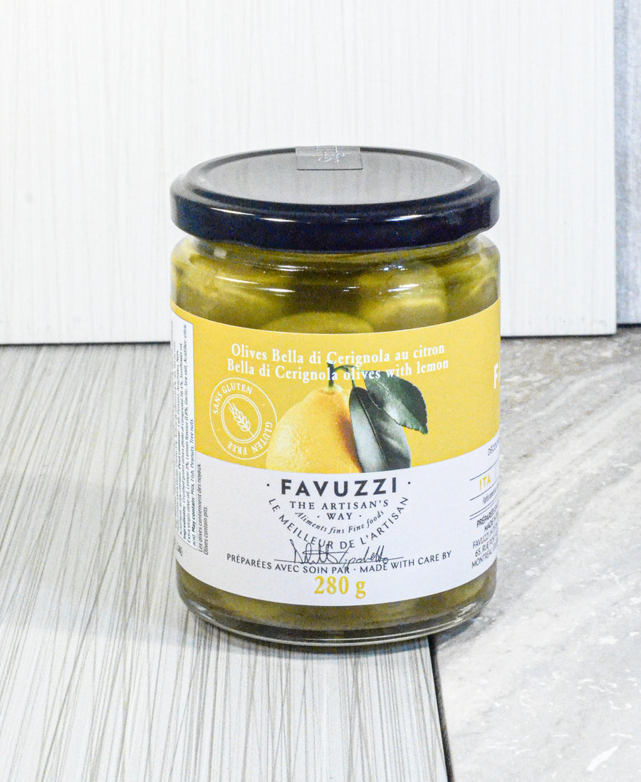 Favuzzi, Bella di Cerignola Olives with Lemon