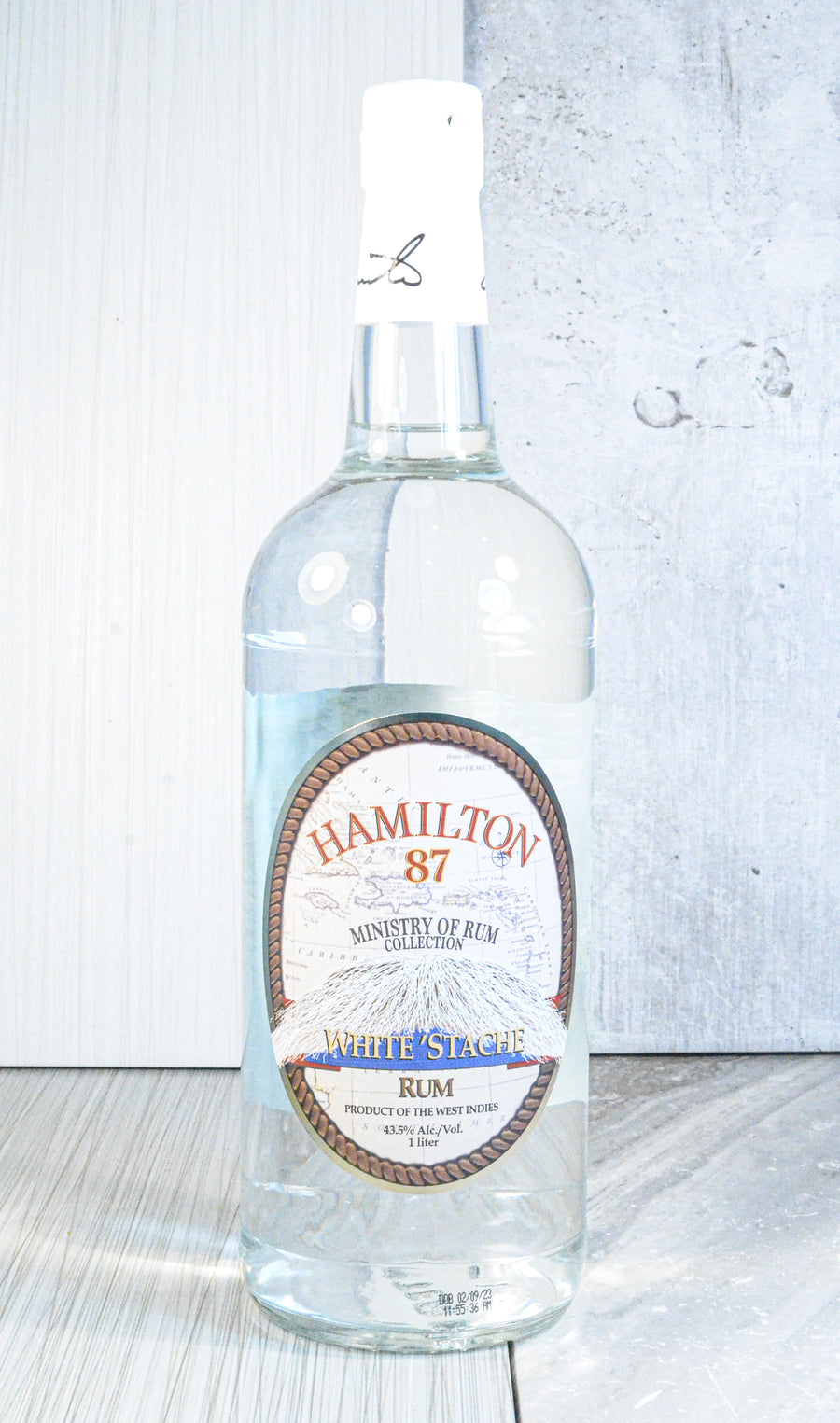Hamilton, White Stache Rum LITRE