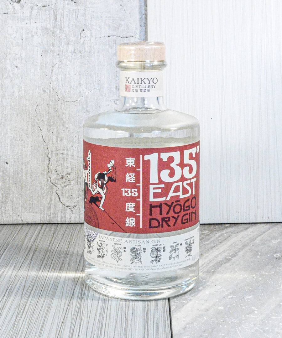 135 East Hyogo Japanese Dry Gin 750ml