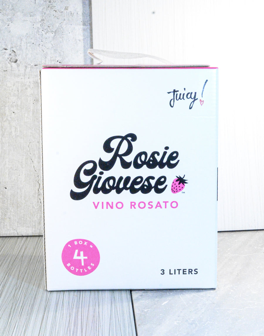 Rosie Giovese, Vino Rosato BOXED Wine