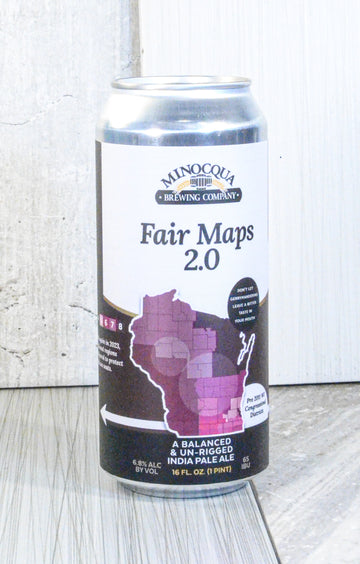 Minocqua Brewing, Fair Maps 2.0 IPA SINGLE