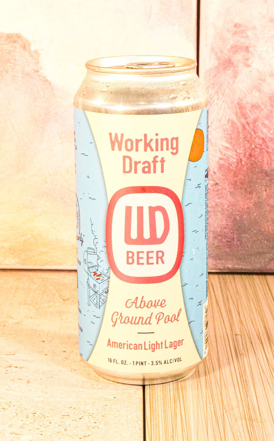 Working Draft, Above Ground Pool Light Lager SINGLE