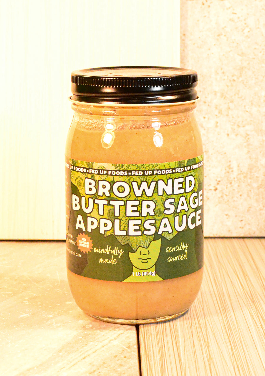 Fed Up Foods, Browned Butter Sage Applesauce