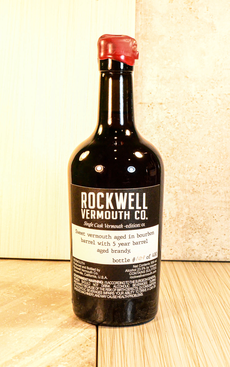 Rockwell Vermouth Co., Single Cask Reserve