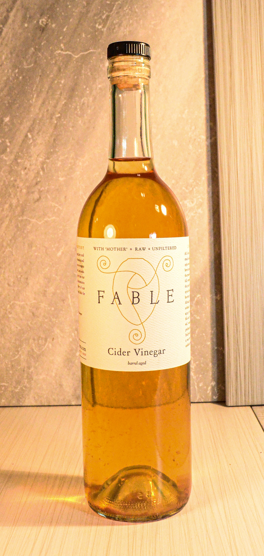 Fable Farm Fermentory, Cider Vinegar 5-Year 750ml