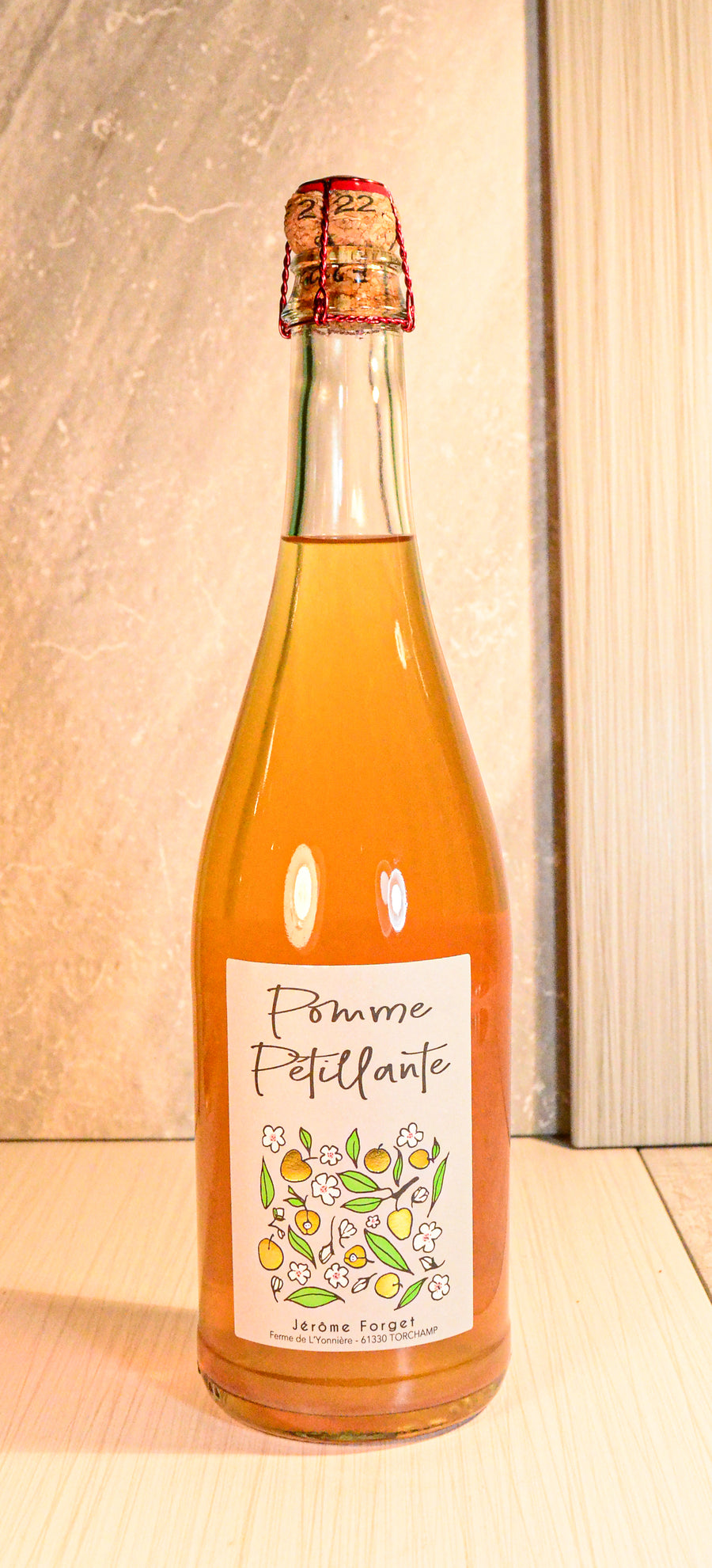 Jerome Forget, Pomme Petillante Sparkling Apple Cider Non-Alcoholic