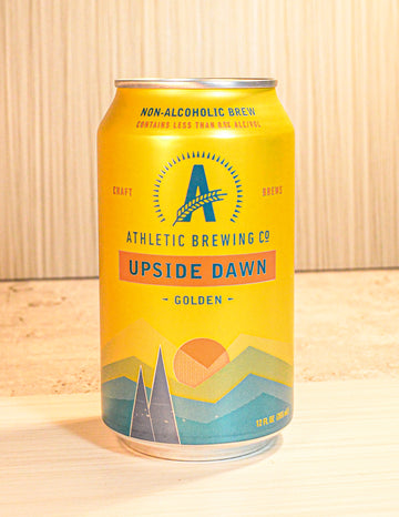 Athletic Brewing, Upside Dawn Golden Ale Non-Alcoholic SINGLE