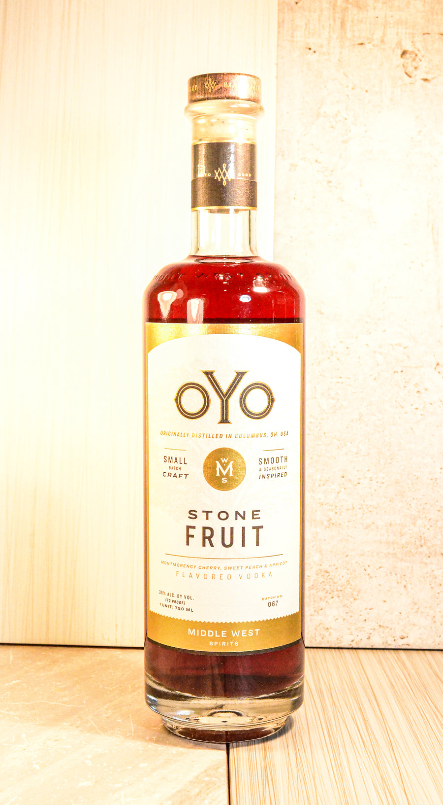 Middle West Spirits, OYO Stone Fruit Vodka