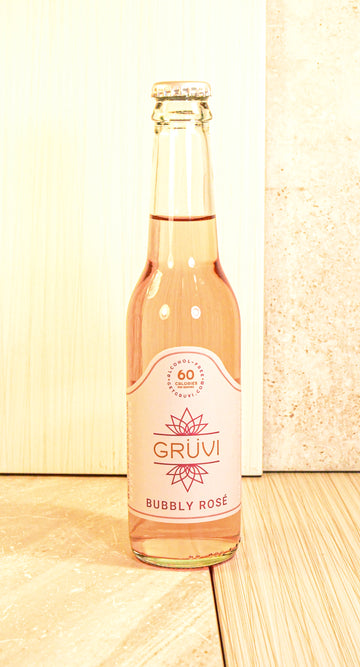 Gruvi, Bubbly Rosé ZERO ALCOHOL Wine SINGLE