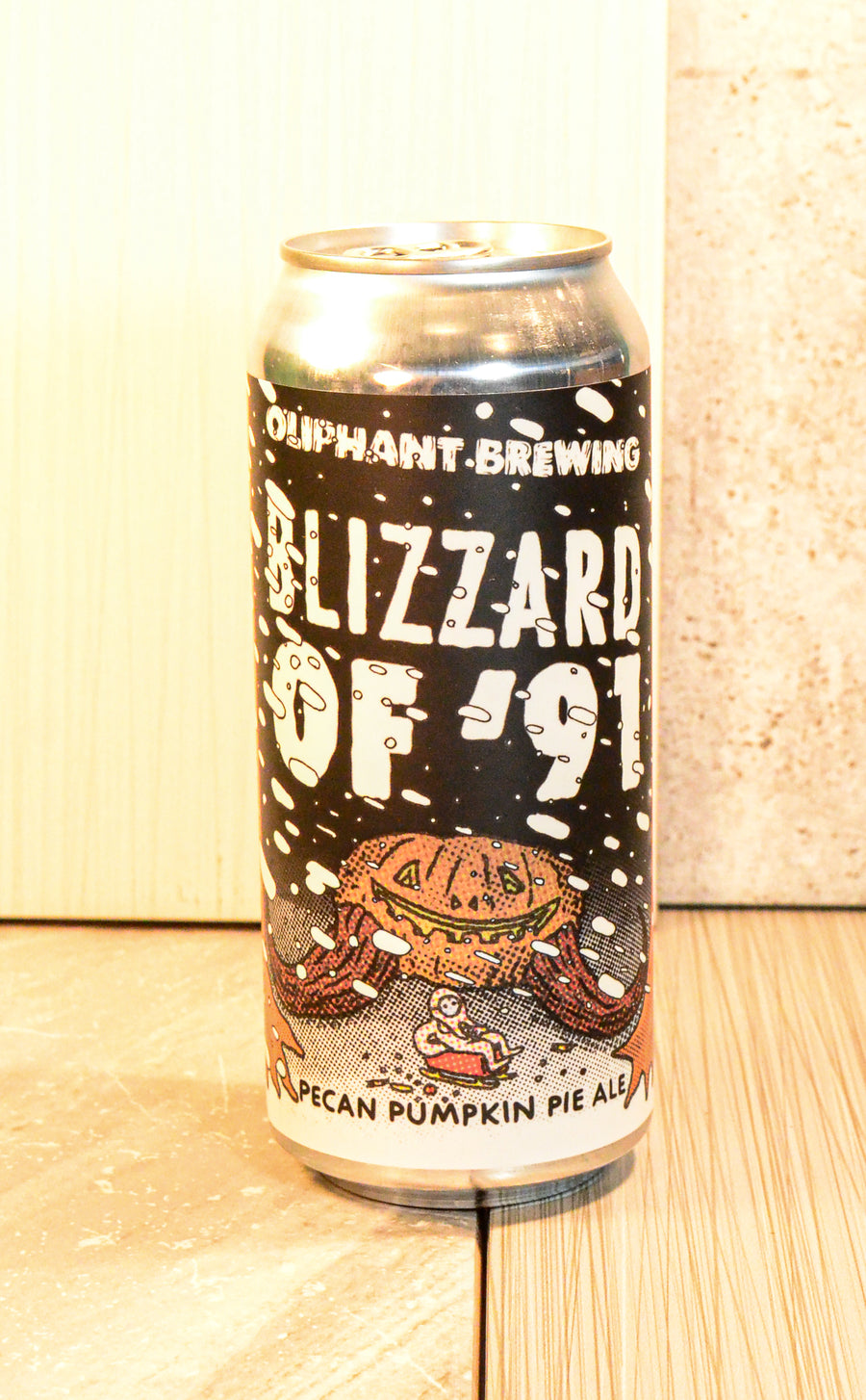 Oliphant Brewing, Blizzard of '91 Pumpkin Ale SINGLE